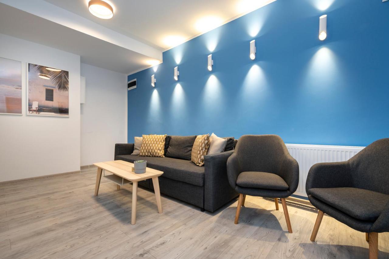 Blue Design Apartament In Magheru Bucureşti Exterior foto