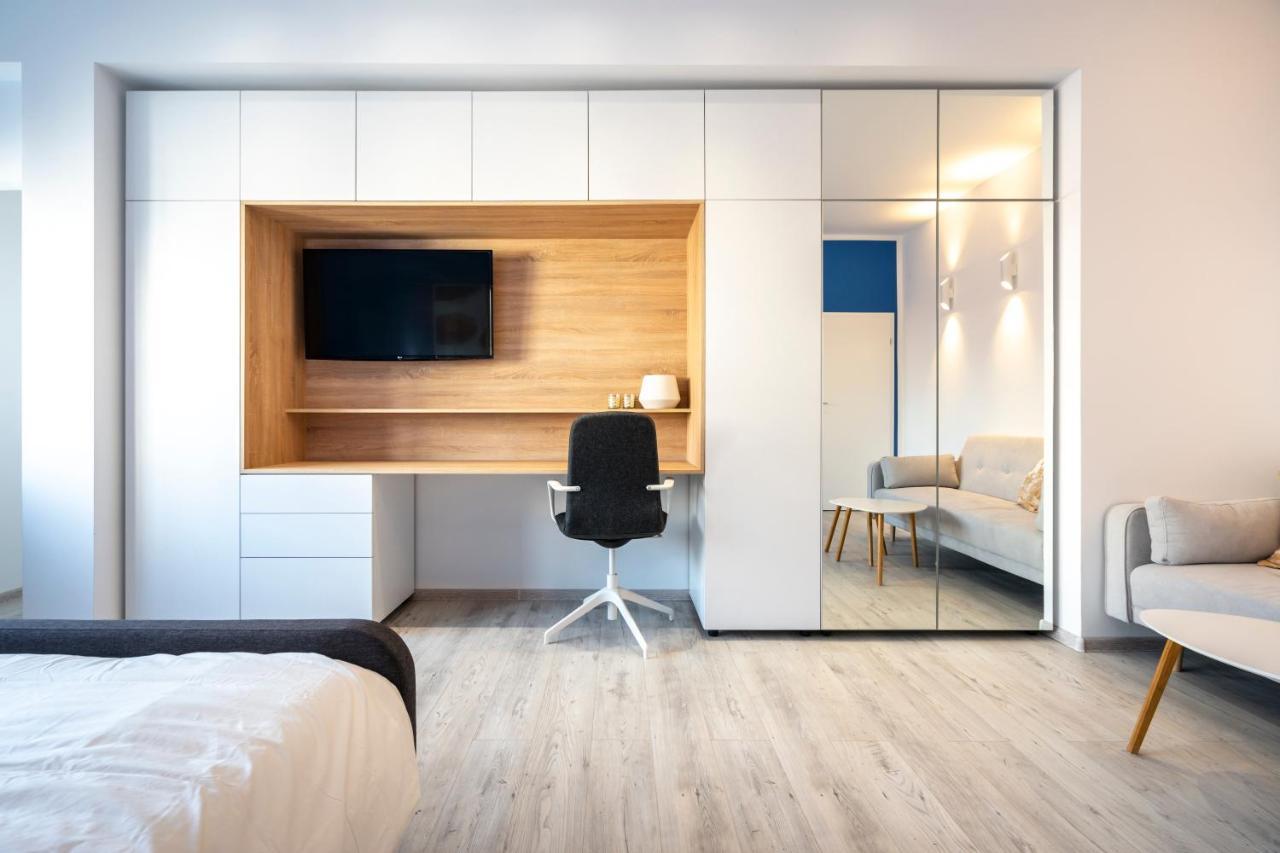 Blue Design Apartament In Magheru Bucureşti Exterior foto